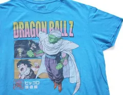 DRAGONBALL Z ドラゴンボールZ 魔 ピッコロ 孫悟飯 コットンTシャツ 青 L★アメリカ企画 アニメ 孫悟空 ベジータ サイヤ人 キャラクター