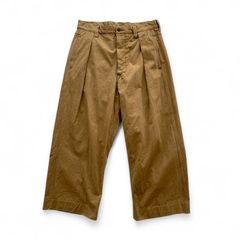 KAVAL カヴァル one tuck backle pants ワンタックバックルパンツ