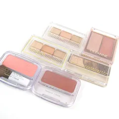 セザンヌ アイシャドウ/チーク等 若干使用 6点セット まとめて 大量 コスメ チップ無 レディース CEZANNE 【中古】