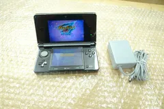 任天堂 ニンテンドー3DS コスモブラック　本体 アダプター　CTR-S-JPN-C0　2GB SDカード付き  Nintendo  管理PM0503