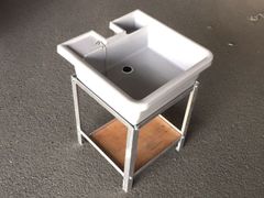 ガーデン流し550Ｇと専用スタンドのセット　【550g-45stand-set】