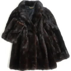 希少カラー】SAGA MINK 高級銀タグ 毛皮 ファー ロングコート グレー