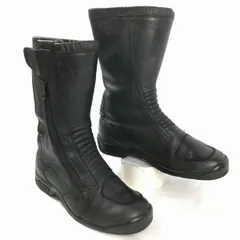 FRY Daytona/デイトナ　ドイツ製　バイクブーツ　ライディング　ツーリング　size38　23.5-24.0程度〈黒/BLACK/ブラック〉bike/　Boots/Shoes〕菅No.WT33 FREY daytona フライ デイトナ ドイツ製 プロテクター有 バイクブーツ