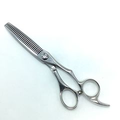 【シザーズジャパンSCISSORS JAPAN】Qs FLOR 25%29 オフセット シザー セニング 美容ハサミ すきばさみ 美容師 理容師 約20～30% 右利き 6インチ 中古 sc2233