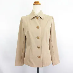 クレイサス CLATHAS ジャケット アウター ステンカラー 長袖 裏地なし ストレッチ 38 ベージュ ※EKMのサムネイル