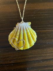 サンライズシェルネックレス ハート💛