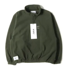 新品 WTAPS ダブルタップス サイズ:L 23AW ハーフジップ プルオーバー フリース DEPST / SWEATER / POLY. FORTLESS オリーブドラブ トップス ルーズシルエット 【メンズ】のサムネイル