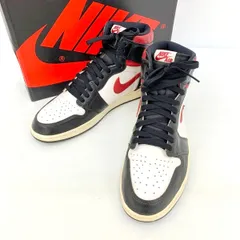 NIKE ナイキ スニーカー AIR JORDAN 1 RETRO HIGH OG 555088-061 エア ジョーダン レトロ ハイ メンズ 29㎝ ブラック レッド 靴 DF16651■