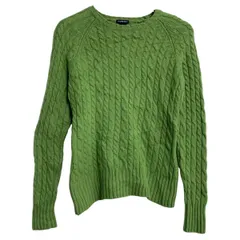 GAP ウールニット セーター レディース S ライトグリーン ギャップ プルオーバー ラグラン ケーブルニット 古着卸 アメリカ仕入 a612-6899