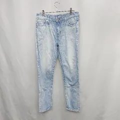 ◇ Θ upperhights アッパーハイツ ダメージ加工 デニムパンツ ジーンズ サイズ25 ライトブルー レディース E  【1502180072659】