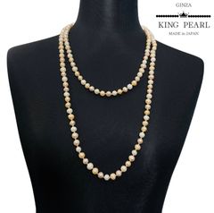 【日本製】パール ネックレス 120cm