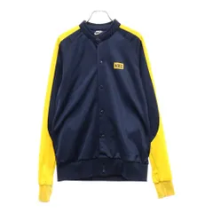 NIKE (ナイキ) 80s VINTAGE ヴィンテージ 紺タグ カマボコ トラックジャケット ネイビー/イエローのサムネイル