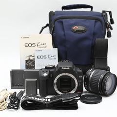 Canon キヤノン EOS kiss Digital N 18-55mmレンズキットブラック デジタル一眼レフカメラ 【中古】