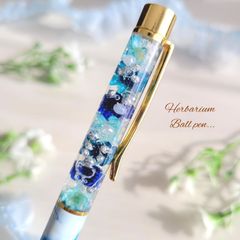 海 ハーバリウムボールペン  ハーバリウム ギフト