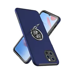 iphone 13 pro max ケース 耐衝撃 米軍MIL規格取得 TPU+PC 衝撃吸収 カバー レンズ保護 (青 iphone 13 )