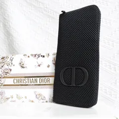 未使用！クリスチャンディオール　Christian Dior　ポーチ　小物入れ　メッシュ　CDロゴ　コスメ