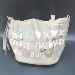 ◇ Θ guernika ペイント CUBE BAG ベージュ レディース E  【1503050006644】