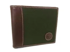 イタリア製 本革】ハンティングワールドオーガナイザー長財布緑ロゴ金具