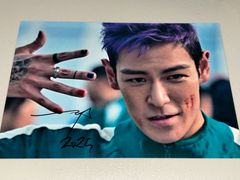 T.O.P(チェ・スンヒョン)直筆サイン スチール写真(A4サイズ)