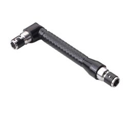 【新品】L字型 ドライバー レンチ 1/4 インチ 六角ソケットレンチ L字型エクステンション 両頭 六角レンチ延長ハンドルドライバー 6.35mm接続ツール AU117