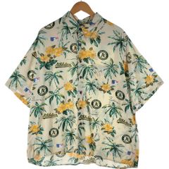 古着 CLAUDIO NUCCI 総レース 半袖 オープンカラー ポリシャツ