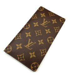 【鑑定済み】正規品 ルイヴィトン LOUIS VUITTON モノグラム ポルトバルール･カルトクレディ 札入れ カード入れ 二つ折り 長財布 M61823 イニシャル入