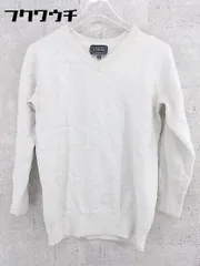 ◇ UNITED ARROWS green label relaxing Vネック 長袖 ニット セーター サイズ40 ライトグレー レディース  【1002800455331】