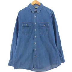 古着 70~80年代 エルエルビーン L.L.Bean 長袖 デニムシャツ メンズXL相当/eaa536531