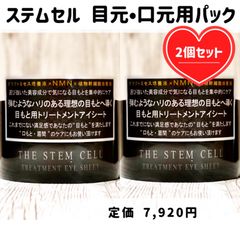 ザ ステムセル トリートメント アイシート 目元 目もと 口元 ケア パック2個