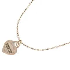 SUPREME (シュプリーム) 21AW×TIFFANY & Co. Return to Tiffany Heart Tag Pendant×ティファニー コラボ リターントゥ ハートタグ ネックレス シルバーのサムネイル