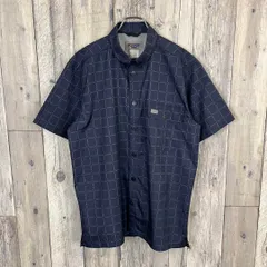 XLARGE エクストララージ 半袖 ボタンダウン ドレス チェック シャツ M