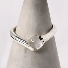 【研磨済】4℃ ストーン リング シルバー925 7.5号 美品 ヨンドシー 指輪