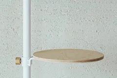 DRAW A LINE 006 Table A White ドローアライン テーブルA ホワイト 縦専用パーツ 幅23x奥行28x高さ4cm 耐荷重1kg D-TA-WH