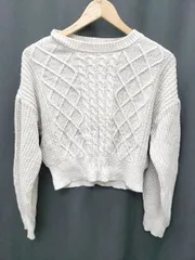 ◇ ⊇ SENSE OF PLACE by URBAN RESEARCH クロップド ニット セーター サイズOne グレー レディース P  【1409090011634】