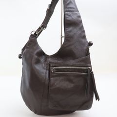 A.motion エモーション 2way ショルダーバッグ リュック レザー黒 