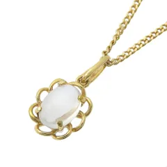 18金 K18 ジュエリーマキ デザインネックレス 3.4g 45㎝ G362