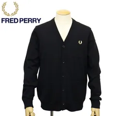 FRED PERRY (フレッドペリー) K9551 Classic Cardigan クラシックカーディガン FP521 198BLACK M