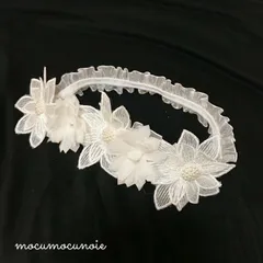 【handmade】花冠のヘアバンド