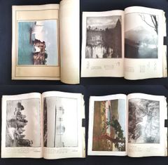 特大本 図録◆日本風景美観◆古写真 風景 国際情報社 表紙/広重画 戦前 時代物 アンティーク コレクション 版画 骨董 古美術 古典籍 古文書 古書#和本～江戸屋～