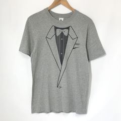 NIKE×OFF WHITE Tシャツ BQ0827-063 半袖 カットソー タキシードデザイン プリント カジュアル 古着 Sサイズ ナイキ トップス A13723◆