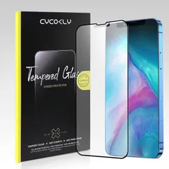 CYCOKLY ガラスフィルム アンチグレア For iPhone14 plus/ iPhone13promax用 強化 ガラス 保護フィルム 2.5D 日本製素材旭硝子製 反射防止 指紋防止