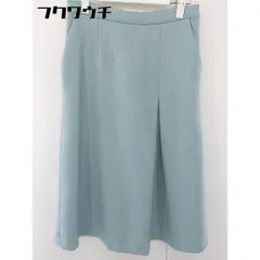 ◇ Andemiu アンデミュウ 膝下丈 フレア スカート サイズM ミントブルー系 レディース  【中古】 【1203020000664】