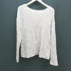 ◇ NEUNA カジュアル シンプル 透かし編み レイヤード 長袖 ニット セーター サイズF ベージュ レディース E 【1310300011491】のサムネイル