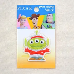 ワッペン アイロン ディズニー エイリアン ピクサー トイストーリー コスチューム フォーキー シール 帽子 被り物 バッグ D01Y1435 ビンテージ アウトドア