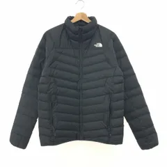 良好 THE NORTH FACE ザノースフェイス サンダージャケット ダウンジャケット サイズ:XL NY82312 ブラック  メンズ 　240001131105
