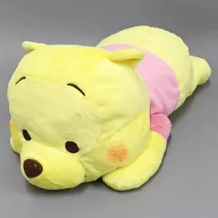 【中古】ぬいぐるみ プーさん 赤いほっぺ 寝そべりスーパーラージぬいぐるみ パステルカラーVer. 「くまのプーさん」