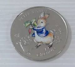 ピーターラビット　1クラウンカラー銀貨(2003年) ピーターラビット 1クラウンカラー銀貨(2003年)