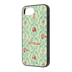 iPhone 16e ディズニー / maru 衝撃吸収 バンパー ハイブリッドケース/わんわん物語_レリーフ