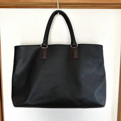 ボッテガヴェネタ マルコポーロ トートバッグ イントレ PVC レザー 黒