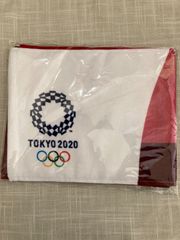 TOKYO2020 머플러 타올 홍·백(도쿄 2020 올림픽 엠블럼)